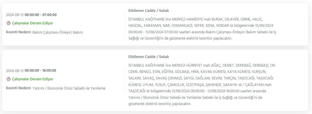 Bugün İstanbul'un bu ilçeleri karanlığa gömülecek! 8 saat sürecek elektrik kesintileri ilçe ilçe açıklandı 10